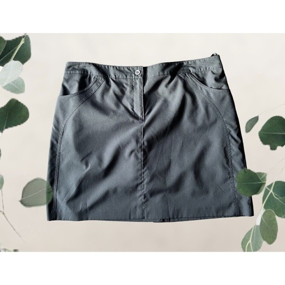 Izod Pants - Izod Golf PERFORM XFG Cool FX Black Golf Skort Skirt Sz 14 Undershort